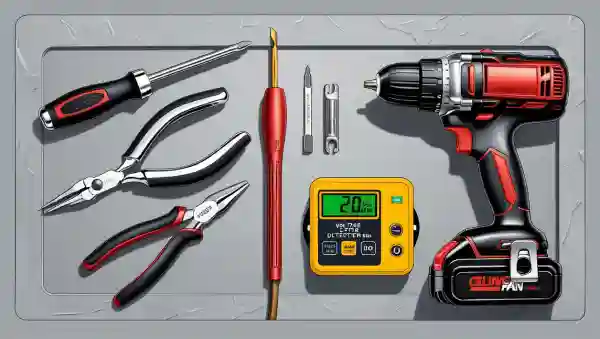 Ferramentas Necessárias para Instalar o Ventilador de Teto