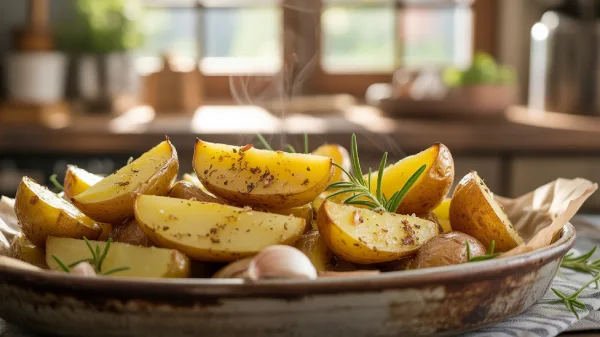 Batatas Rústicas Crocantes no Forno: A Receita Perfeita que Vai Transformar Suas Refeições
