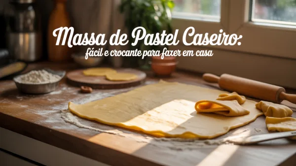 Massa de Pastel Caseiro: Receita Fácil e Crocante Para Fazer em Casa