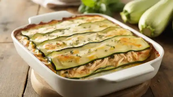 Lasanha de Abobrinha com Frango e Requeijão Light: Receita Saudável Sem Massa!