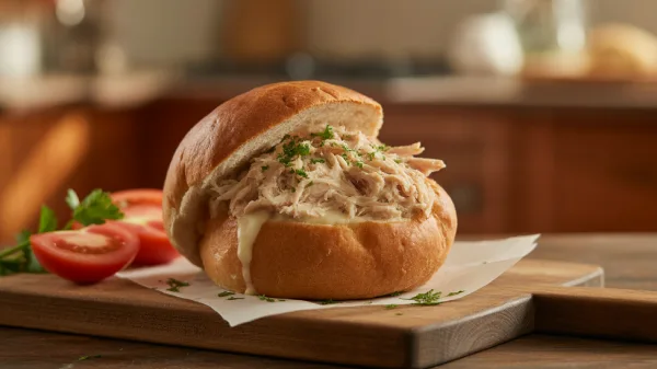 Pão Recheado de Frango com Requeijão: Receita Fácil e Deliciosa para Fazer em Casa