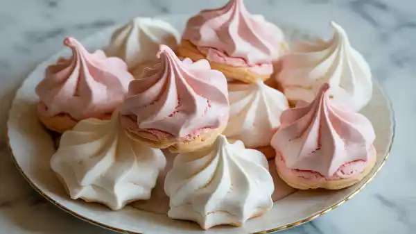 Suspiros Caseiros Rosa e Branco: Delicados, Crocantes e Irresistíveis!