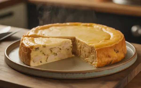 Torta Cremosa de Frango de Liquidificador