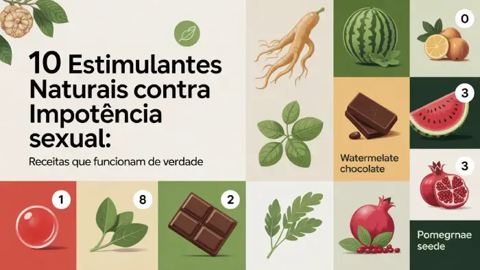 10 Estimulantes Naturais Contra Impotência Sexual: Receitas que Funcionam de Verdade