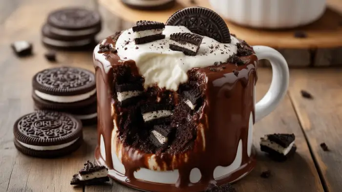 Bolo de Oreo de Micro-ondas em 1 Minuto: Receita Fácil com Apenas 2 Ingredientes