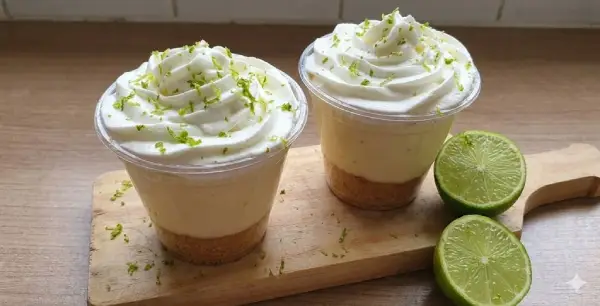 Torta de Limão no Copo: Receita Fácil, Cremosa e Sem Forno em 10 Minutos